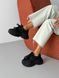 Черные кроссовки на платформе Л3904 фото 9