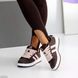Кожаные кеды на платформе Ш28035 фото 1