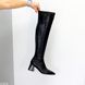 Стрейчевые ботфорты на среднем каблуке Ш27818 фото 6