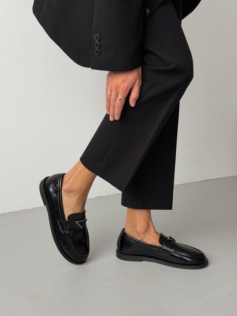 Шкіряні лофери barefoot 11057 фото