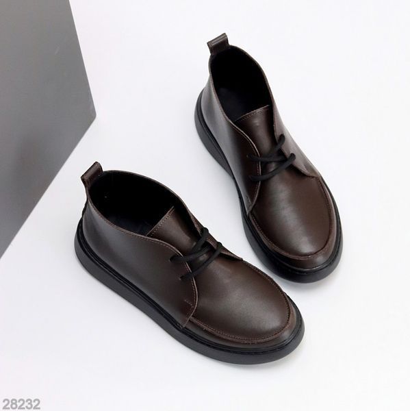 Шкіряні демісезонні черевики Ш28232 фото