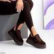 Замшеві кросівки на платформі Ш28005 фото 10